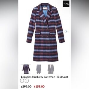 BCBGeneration Multicolor Plaid Double-Breasted Blazer